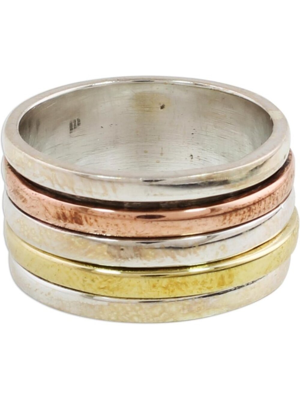 Handmade Artisan Sterling Silver Spinner Ring | Sleek & Simple Design, Unique